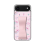 スリムプロテクションケース - STAND & RING RIBBON Sakura Pink［ マイメロディ - リボン - カフェ ］