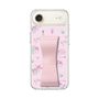 スリムプロテクションケース - STAND & RING RIBBON Sakura Pink［ マイメロディ - リボン - カフェ ］