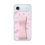 スリムプロテクションケース - STAND & RING RIBBON Sakura Pink［ マイメロディ - リボン - カフェ ］