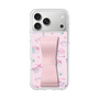 スリムプロテクションケース - STAND & RING RIBBON Sakura Pink［ マイメロディ - リボン - カフェ ］