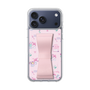 スリムプロテクションケース - STAND & RING RIBBON Sakura Pink［ マイメロディ - リボン - カフェ ］