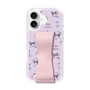 スリムプロテクションケース - STAND & RING RIBBON Sakura Pink［ クロミ - リボン - スタイリッシュ ］