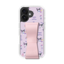 スリムプロテクションケース - STAND & RING RIBBON Sakura Pink［ クロミ - リボン - スタイリッシュ ］