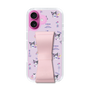 スリムプロテクションケース - STAND & RING RIBBON Sakura Pink［ クロミ - リボン - スタイリッシュ ］
