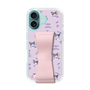 スリムプロテクションケース - STAND & RING RIBBON Sakura Pink［ クロミ - リボン - スタイリッシュ ］