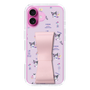 スリムプロテクションケース - STAND & RING RIBBON Sakura Pink［ クロミ - リボン - スタイリッシュ ］