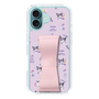 スリムプロテクションケース - STAND & RING RIBBON Sakura Pink［ クロミ - リボン - スタイリッシュ ］