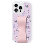 スリムプロテクションケース - STAND & RING RIBBON Sakura Pink［ クロミ - リボン - スタイリッシュ ］