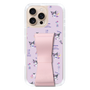 スリムプロテクションケース - STAND & RING RIBBON Sakura Pink［ クロミ - リボン - スタイリッシュ ］
