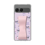 スリムプロテクションケース - STAND & RING RIBBON Sakura Pink［ クロミ - リボン - スタイリッシュ ］