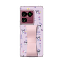 スリムプロテクションケース - STAND & RING RIBBON Sakura Pink［ クロミ - リボン - スタイリッシュ ］
