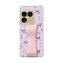 スリムプロテクションケース - STAND & RING RIBBON Sakura Pink［ クロミ - リボン - スタイリッシュ ］