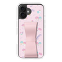 スリムプロテクションケース - STAND & RING RIBBON Sakura Pink［ リトルツインスターズ - リボン - お出かけ ］