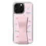 スリムプロテクションケース - STAND & RING RIBBON Sakura Pink［ リトルツインスターズ - リボン - お出かけ ］