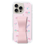 スリムプロテクションケース - STAND & RING RIBBON Sakura Pink［ リトルツインスターズ - リボン - お出かけ ］