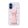 スリムプロテクションケース - STAND & RING RIBBON Sakura Pink［ リトルツインスターズ - リボン - お出かけ ］