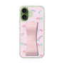 スリムプロテクションケース - STAND & RING RIBBON Sakura Pink［ リトルツインスターズ - リボン - お出かけ ］