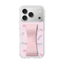 スリムプロテクションケース - STAND & RING RIBBON Sakura Pink［ リトルツインスターズ - リボン - お出かけ ］