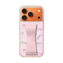 スリムプロテクションケース - STAND & RING RIBBON Sakura Pink［ リトルツインスターズ - リボン - お出かけ ］