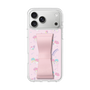 スリムプロテクションケース - STAND & RING RIBBON Sakura Pink［ リトルツインスターズ - リボン - お出かけ ］
