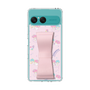 スリムプロテクションケース - STAND & RING RIBBON Sakura Pink［ リトルツインスターズ - リボン - お出かけ ］