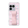 スリムプロテクションケース - STAND & RING RIBBON Sakura Pink［ リトルツインスターズ - リボン - お出かけ ］