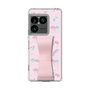 スリムプロテクションケース - STAND & RING RIBBON Sakura Pink［ リトルツインスターズ - リボン - お出かけ ］