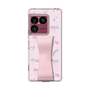 スリムプロテクションケース - STAND & RING RIBBON Sakura Pink［ リトルツインスターズ - リボン - お出かけ ］