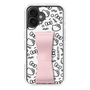 スリムプロテクションケース - STAND & RING RIBBON Sakura Pink［ ハローキティ - リボン - モノトーン ］