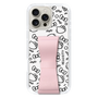 スリムプロテクションケース - STAND & RING RIBBON Sakura Pink［ ハローキティ - リボン - モノトーン ］