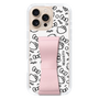 スリムプロテクションケース - STAND & RING RIBBON Sakura Pink［ ハローキティ - リボン - モノトーン ］