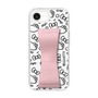 スリムプロテクションケース - STAND & RING RIBBON Sakura Pink［ ハローキティ - リボン - モノトーン ］