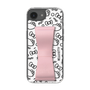 スリムプロテクションケース - STAND & RING RIBBON Sakura Pink［ ハローキティ - リボン - モノトーン ］