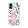 スリムプロテクションケース - STAND & RING RIBBON Sakura Pink［ ハローキティ - リボン - モノトーン ］