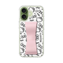 スリムプロテクションケース - STAND & RING RIBBON Sakura Pink［ ハローキティ - リボン - モノトーン ］