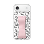 スリムプロテクションケース - STAND & RING RIBBON Sakura Pink［ ハローキティ - リボン - モノトーン ］