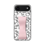 スリムプロテクションケース - STAND & RING RIBBON Sakura Pink［ ハローキティ - リボン - モノトーン ］