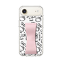 スリムプロテクションケース - STAND & RING RIBBON Sakura Pink［ ハローキティ - リボン - モノトーン ］