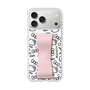 スリムプロテクションケース - STAND & RING RIBBON Sakura Pink［ ハローキティ - リボン - モノトーン ］