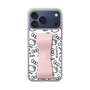 スリムプロテクションケース - STAND & RING RIBBON Sakura Pink［ ハローキティ - リボン - モノトーン ］