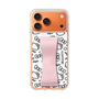 スリムプロテクションケース - STAND & RING RIBBON Sakura Pink［ ハローキティ - リボン - モノトーン ］
