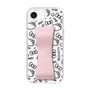 スリムプロテクションケース - STAND & RING RIBBON Sakura Pink［ ハローキティ - リボン - モノトーン ］