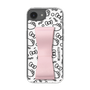 スリムプロテクションケース - STAND & RING RIBBON Sakura Pink［ ハローキティ - リボン - モノトーン ］
