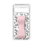 スリムプロテクションケース - STAND & RING RIBBON Sakura Pink［ ハローキティ - リボン - モノトーン ］