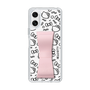 スリムプロテクションケース - STAND & RING RIBBON Sakura Pink［ ハローキティ - リボン - モノトーン ］