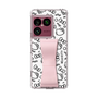 スリムプロテクションケース - STAND & RING RIBBON Sakura Pink［ ハローキティ - リボン - モノトーン ］