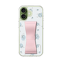 スリムプロテクションケース - STAND & RING RIBBON Sakura Pink［ シナモロール - リボン - ライン ］