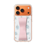 スリムプロテクションケース - STAND & RING RIBBON Sakura Pink［ シナモロール - リボン - ライン ］
