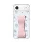 スリムプロテクションケース - STAND & RING RIBBON Sakura Pink［ シナモロール - リボン - ライン ］