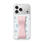 スリムプロテクションケース - STAND & RING RIBBON Sakura Pink［ シナモロール - リボン - ライン ］